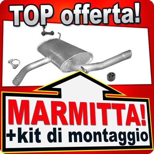 Silenziatore posteriore per - silenziatore,