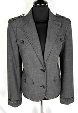 NAF NAF Giacca Blazer Donna Viscosa Elegante Sale Pepe Woman Jacket Sz.M - 44