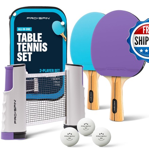 Pro spin set - set, pong