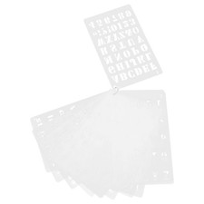  12 Pcs Stencil Lettere Grandi