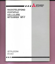 MANUALE D'USO VINTAGE RADIOTELEFONO PORTATILE CELLULARE MITSUBISHI MT-7