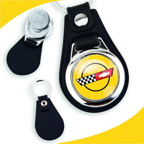 Porte clés corvette - porte-clés, c4