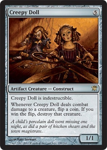 Creepy doll innistrad - creepy,