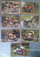 Lotto 7 Cartoline Moto. Suzuki,Kawasaki,Honda,Yamaha,Guzzi,Bmw,Harley Davidson
