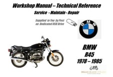 BMW R45 R 45 Manuale Officina