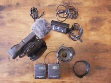 Sony NEX-VG30E fotocamera Full HD + obiettivo zoom SELP18200 Handycam Pro + Sennheiser