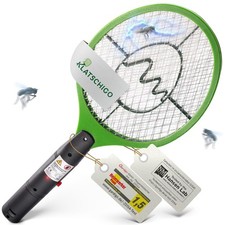 Gardigo Racchetta Zanzare Elettrica, Acchiappa Mosche, Insetti, Antizanzare