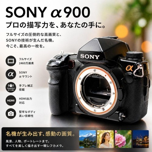 Sony α900 corpo - sony,