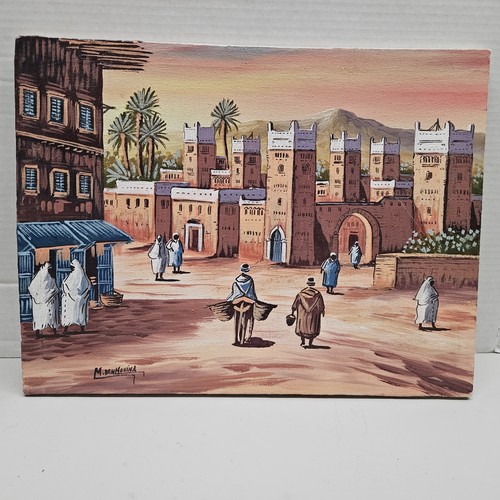 Dipinto olio marocchino