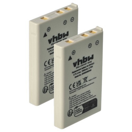 Batteria per nikon coolpix - 2x,