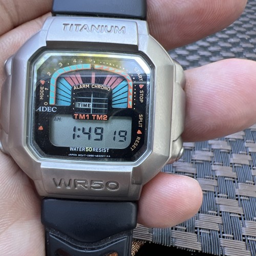 Orologio lcd vintage - vintage, adec