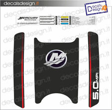 Kit adesivi per motore Mercruiser 5.0 MPI entrobordo decals barca gommone