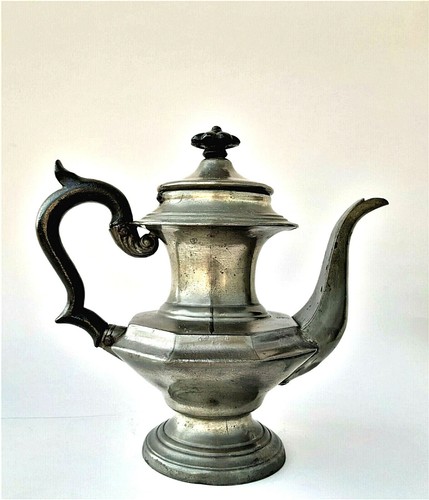 Antica caffettiera peltro - caffettiera,