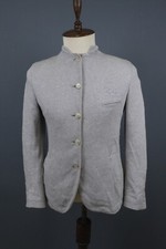 Giacca cappotto vintage La Martina grigio con bottoni manica lunga tasca taglia 46