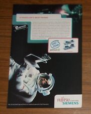 Rara Pubblicità FUJITSU SIEMENS LIFEBOOK Pentium III Notebook Astronaut 2000