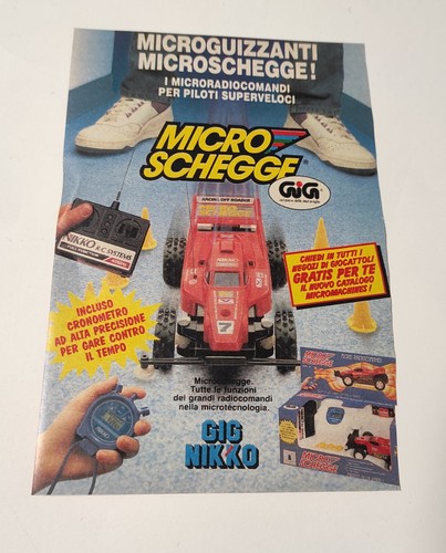 Inserto pubblicità 1990 micro - inserto,