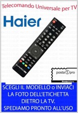 TELECOMANDO UNIVERSALE per TV TELEVISIONE SAT HAIER SCEGLI MODELLO LISTA