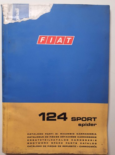 Fiat 124 sport spider catalogo - 124,