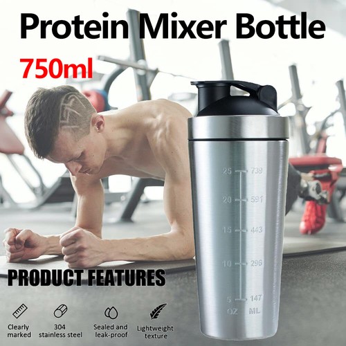 Shaker proteico acciaio - shaker,