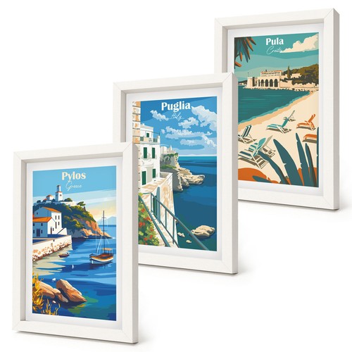 Set quadri con - , per