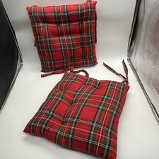 Cuscino sedia a quadri tartan