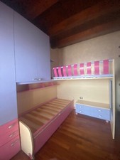Cameretta 3 letti Moretti Compact con letto a castello