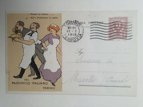 Cartolina pubblicitaria - cartolina,