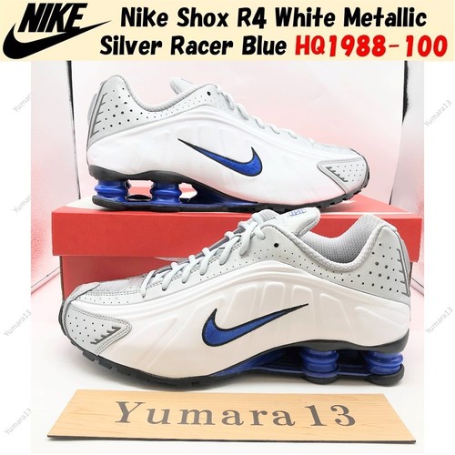 Nike shox white - nike, metallic