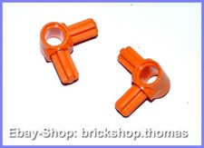 Lego Technic 2 x Connettore Giunto Arancione - 10197 - Axle Pin Connector - NUOVO/NEW