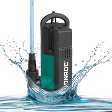 Pompa Sommersa 750W – 14000 L/H per Acque Sporche E Pulite. Con Galleggiante Int