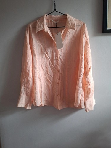 Camicia zara sheer peach - camicia, loose
