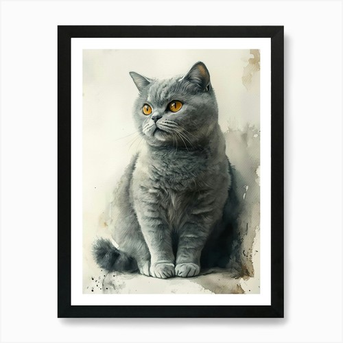 Stampa artistica gatto - , pelo