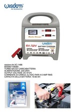 Caricabatteria Turbo 6A 6V/12V