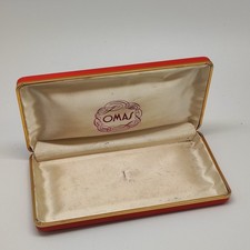 Scatola originale penne OMAS arancione usata