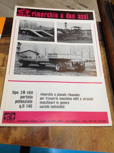 Brochure pubblicitaria vintage - brochure,