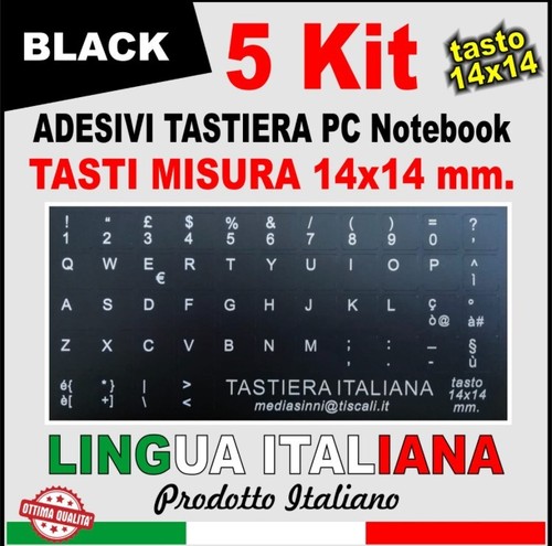 Adesivi tastiera layout - tastiera,
