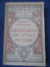 VENTURI-LEONARDO DA VINCI PITTORE-ZANICHELLI, BOLOGNA 1920-ILLUSTRAZIONI