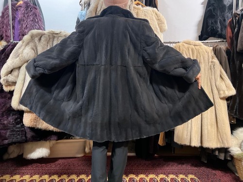 Cappotto visone champagne - cappotto, in