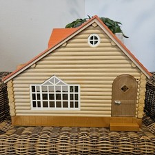 Calico Critters capanna di tronchi casa di lodge sul lago