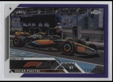 Oscar Piastri Rookie Viola Rifrattore /399 2023 Topps Chrome F1 RC Card #42