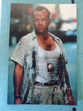 Bruce Willis Autografo Cinema