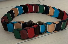 MALIPARMI - CINTURA IN PELLE - MULTICOLORE - USATA COME NUOVA