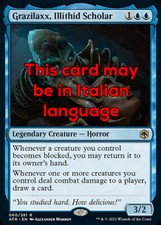 MTG GRAZILAXX, ILLITHID SCHOLAR FOIL EXC - GRAZILAXX, STUDIOSO ILLITHID - AFR