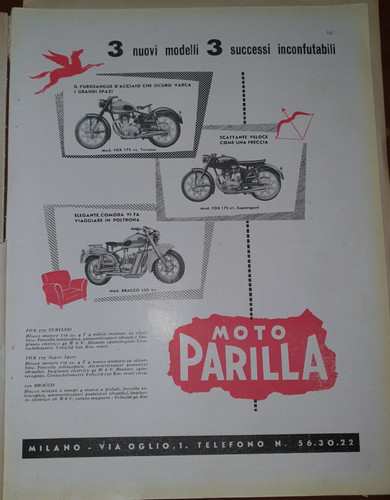 Moto parilla advert - parilla,