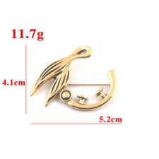 1 pz spilla petto etichetta