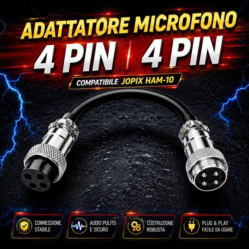 Adattatore per microfono 4 - adattatore,