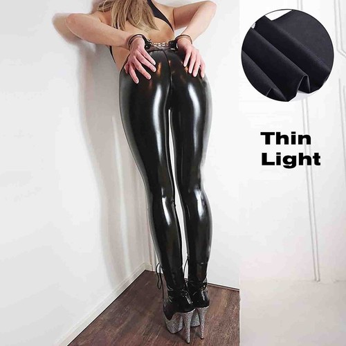 Leggings donna skinny pelle - , pu