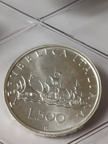 500 lire fdc - fdc, argento
