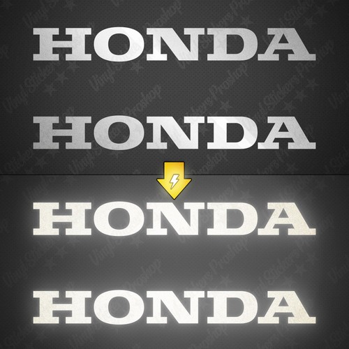 Adesivi honda cm bianco - 2,