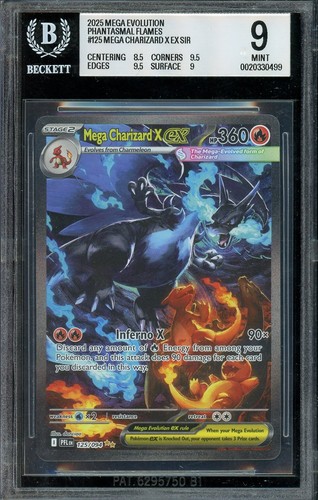 2025 mega charizard sir - x,